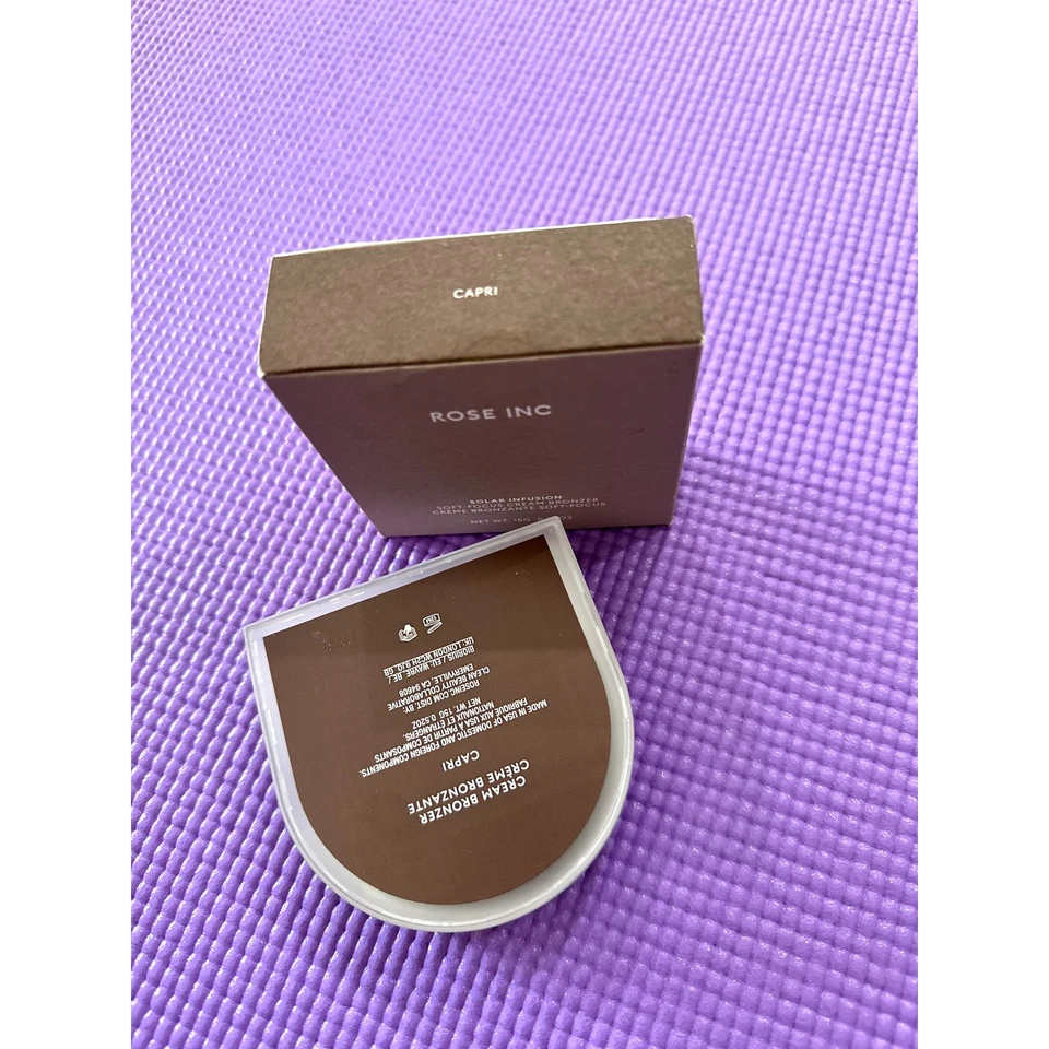 Rose Inc Infusión Solar Enfoque Suave Crema Bronceador en Capri Tamaño Completo NUEVO Maquillaje Foto 3 de 4