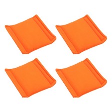 4PCS Camera Bag Divider, 4.92 x 5.51 x 0.71Inch Shockproof Protecting, Orange