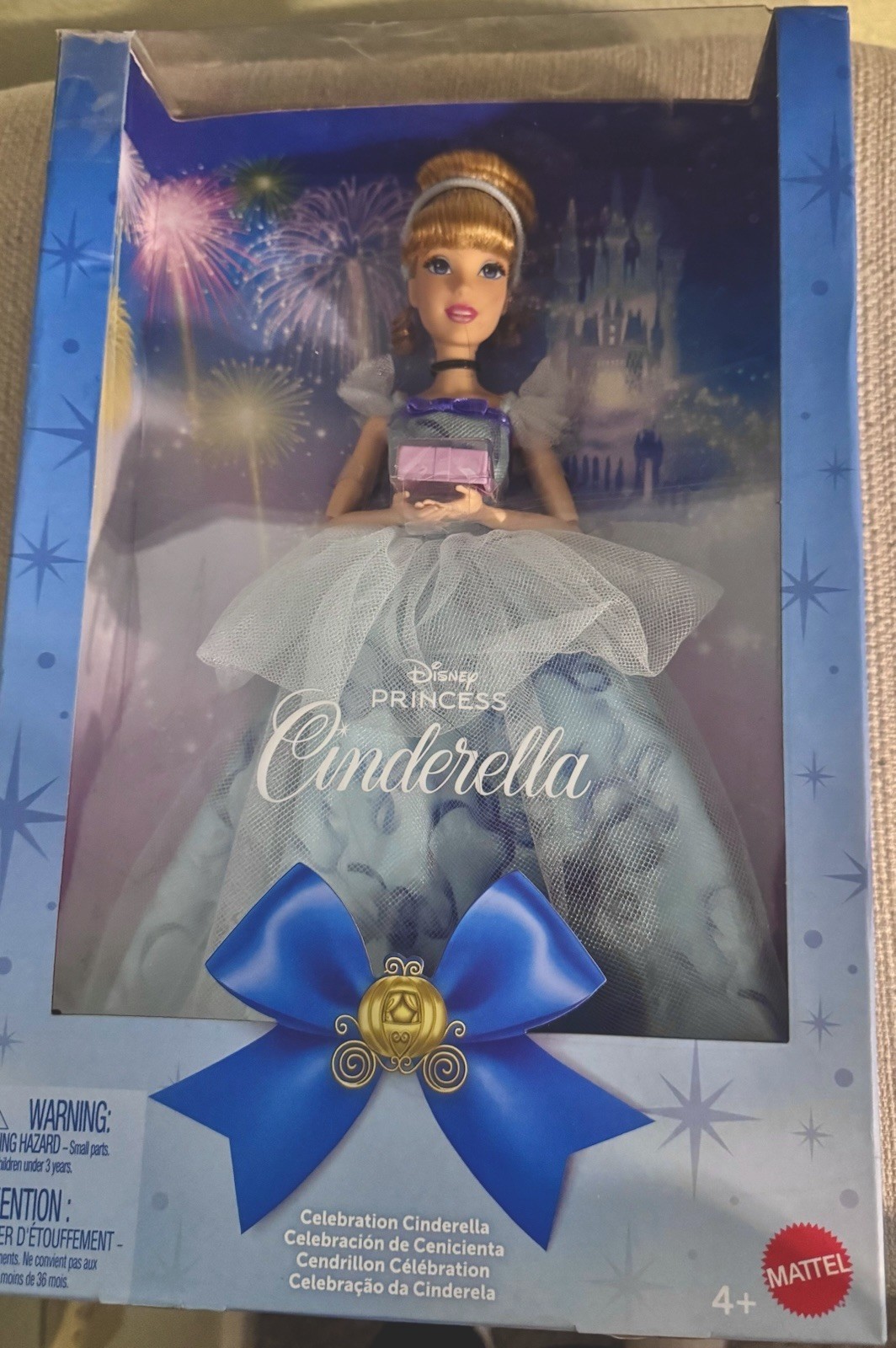 Mattel Disney Princess Cinderella Birthday Celebration Doll New In Box
