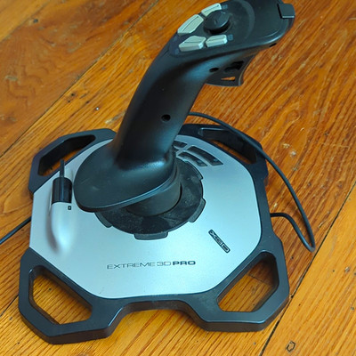 Logitech Extreme 3D Pro USB Wired Joystick Optical 12 Programmable Buttons