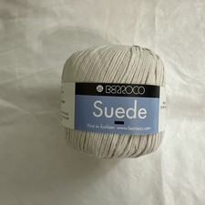 Berroco Suede Yarn White 120 Yds Nylon Soft Discontinued Brand New Made in Italy