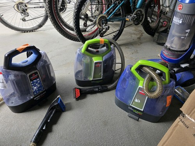 #ad Bissell Little Green ProHeat Vacuum Clean Handheld Dee 5207U2513 good condition $58.00