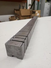 Amada 30140 2V Quick Change Die .276" V 90° Opening .157" V 24" Long 7 Pieces