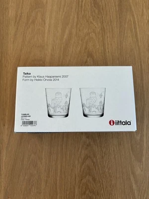 Iittala Taika Rare Owl Glass Tumbler. New. Boxed.