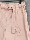 Anthropologie Elevenses Romy Pant Sz M Linen High Waist Stretch Coastal Boho EXC — photo 5