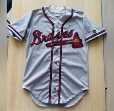 Vintage 1987-1999 Atlanta Braves Wilson Jersey Medium (40) Authentic Stitched