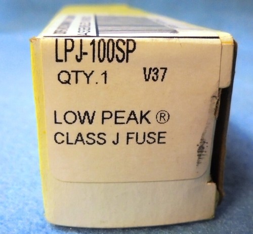 COOPER BUSSMANN TIME DELAY FUSE, 100 AMP, 600 VAC, 300 VDC, LJP-100SP - Picture 2 of 7