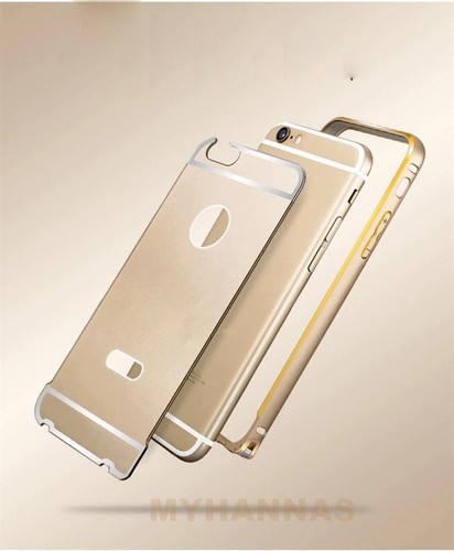IPhone 6 Or 6 Plus Aluminum Luxury Ultra-Slim Shockproof Hybrid Case/Cover - Picture 10 of 11