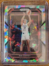 2023 Panini WNBA Prizm Nia Coffey Cracked Ice Prizm #23 Atlanta Dream