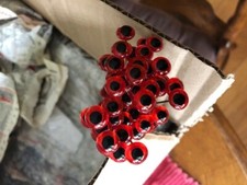 Taxidermy Glass Eyes 8mm Red 10 pair