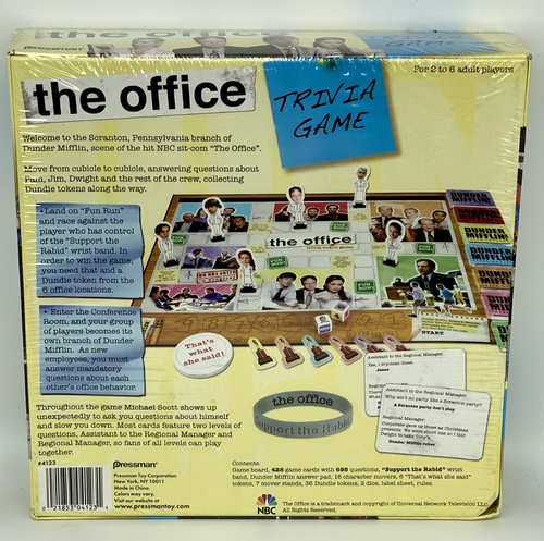 Office Trivia Board Game Pressman #4123 New Sealed TV Show Game - Picture 2 of 6