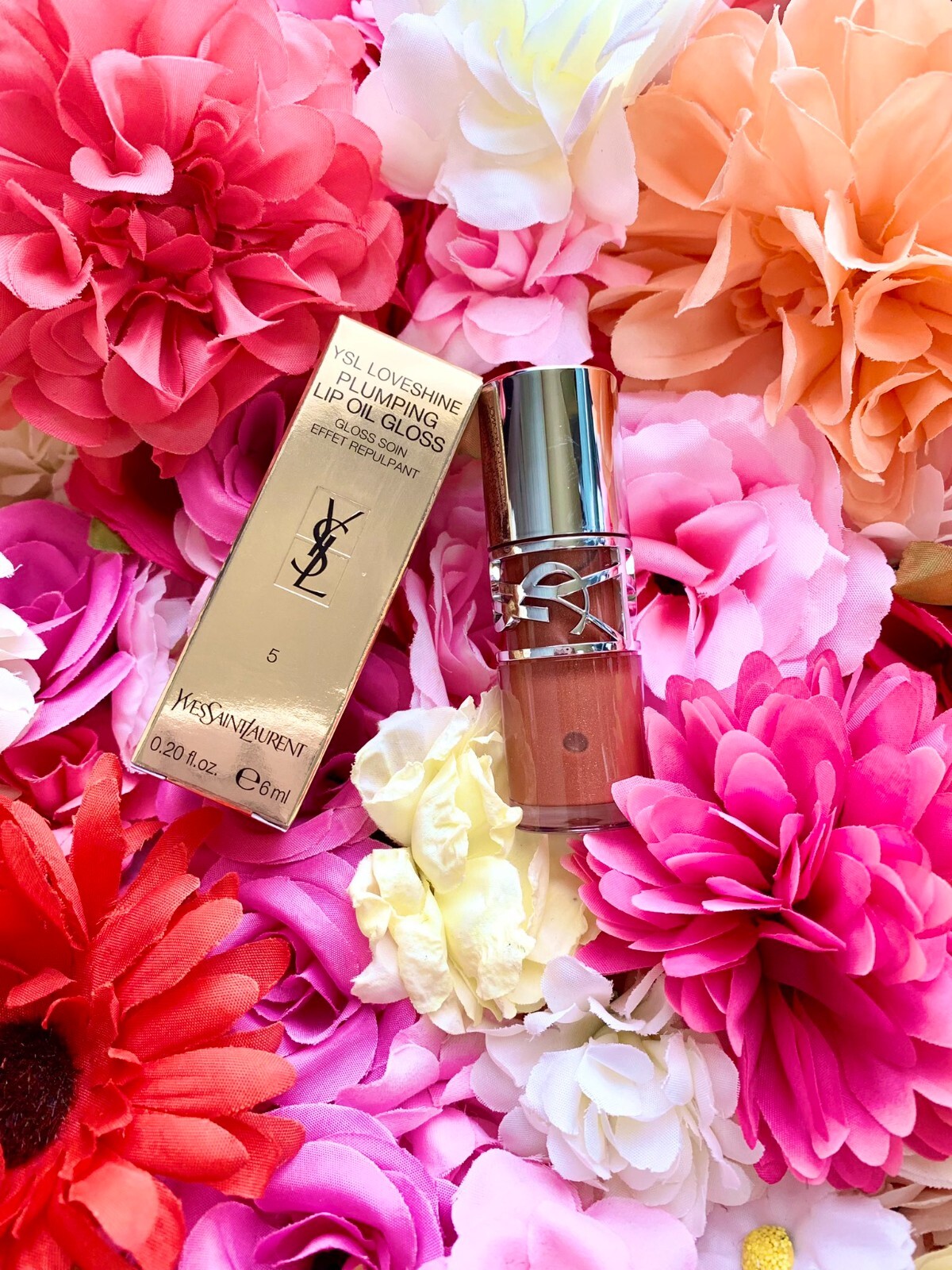 YSL loveshine plumping lip oil gloss 05 California Sunshine limited edition