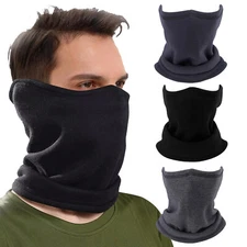 Thermal Windproof Winter Neck Gaiter Cold Weather Face Mask Scarf For Men Women