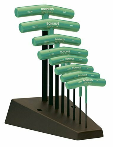 Bondhus TTHX8 T9-T40 8pce T-Handle Hex Key Set C/W Stand - Picture 1 of 1