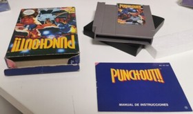 PUNCH-OUT NINTENDO NES PAL ESPA&Ntilde;A ESP COMPLETO VER FOTOS RARO DE VER PUNCH OUT