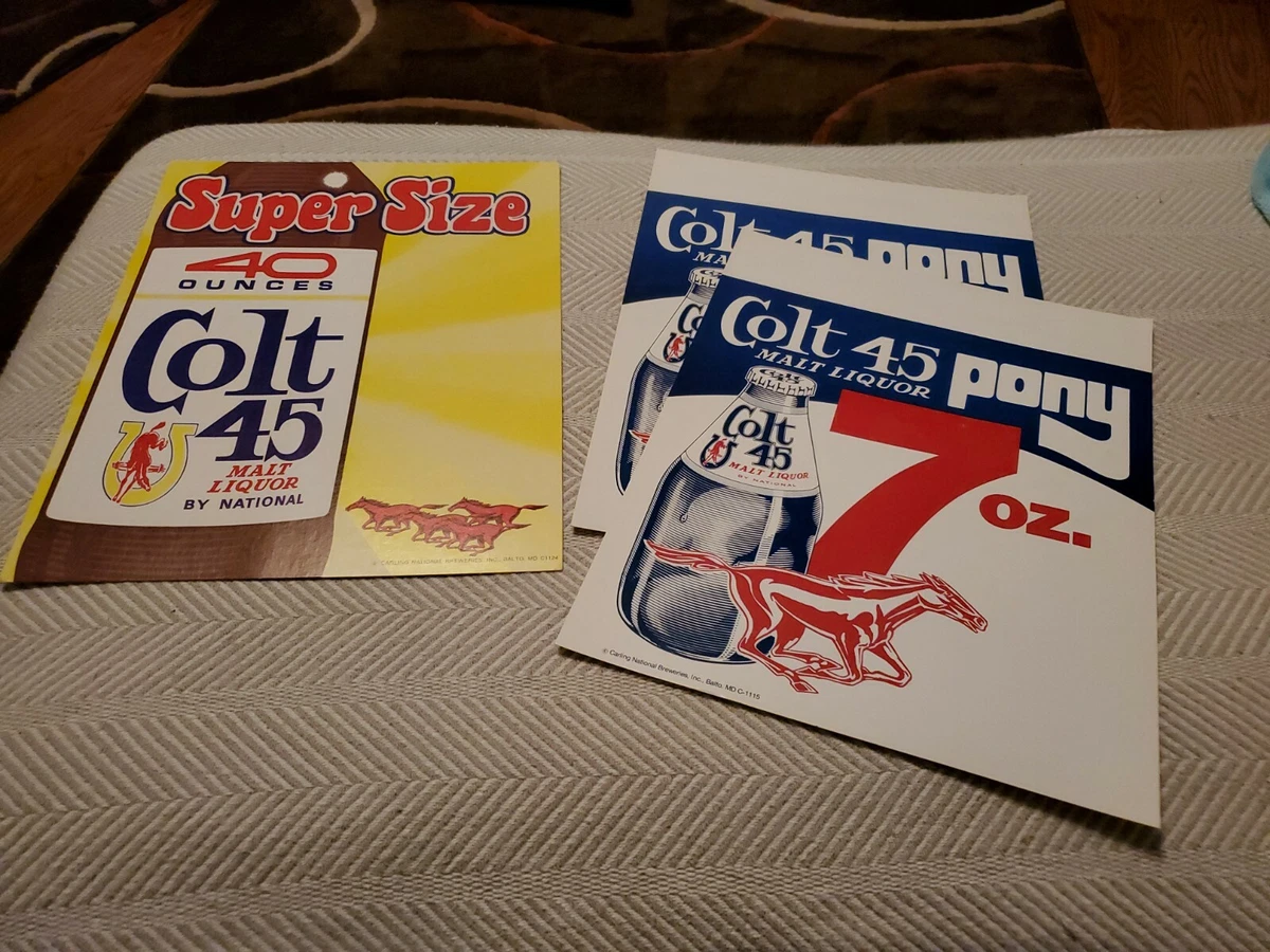 1970's Colt 45 Beer Advertisement Super Six