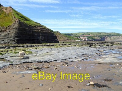 Foto 6x4 Wellenschnitt Plattform am Nab Robin Hood's Bay Dorf kann se c2018