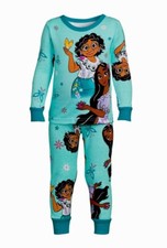 Disney Encanto Piece Snug Fit Pajama Set Toddler Girls Blue Size 12 Months New
