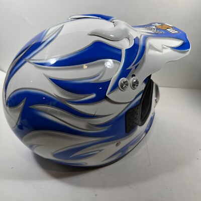 M2R ヘルメット M2R Motorcycle Helmet White, Blue Size S | eBay