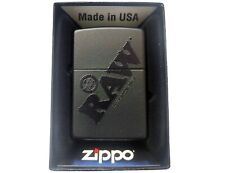 Raw Original ZIPPO Lighter - Black Raw logo