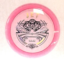 NEW DISC GOLF STREAMLINE PROTON JET DISTANCE DRIVER 172g PINK W/ BLACK/HOLO FOIL
