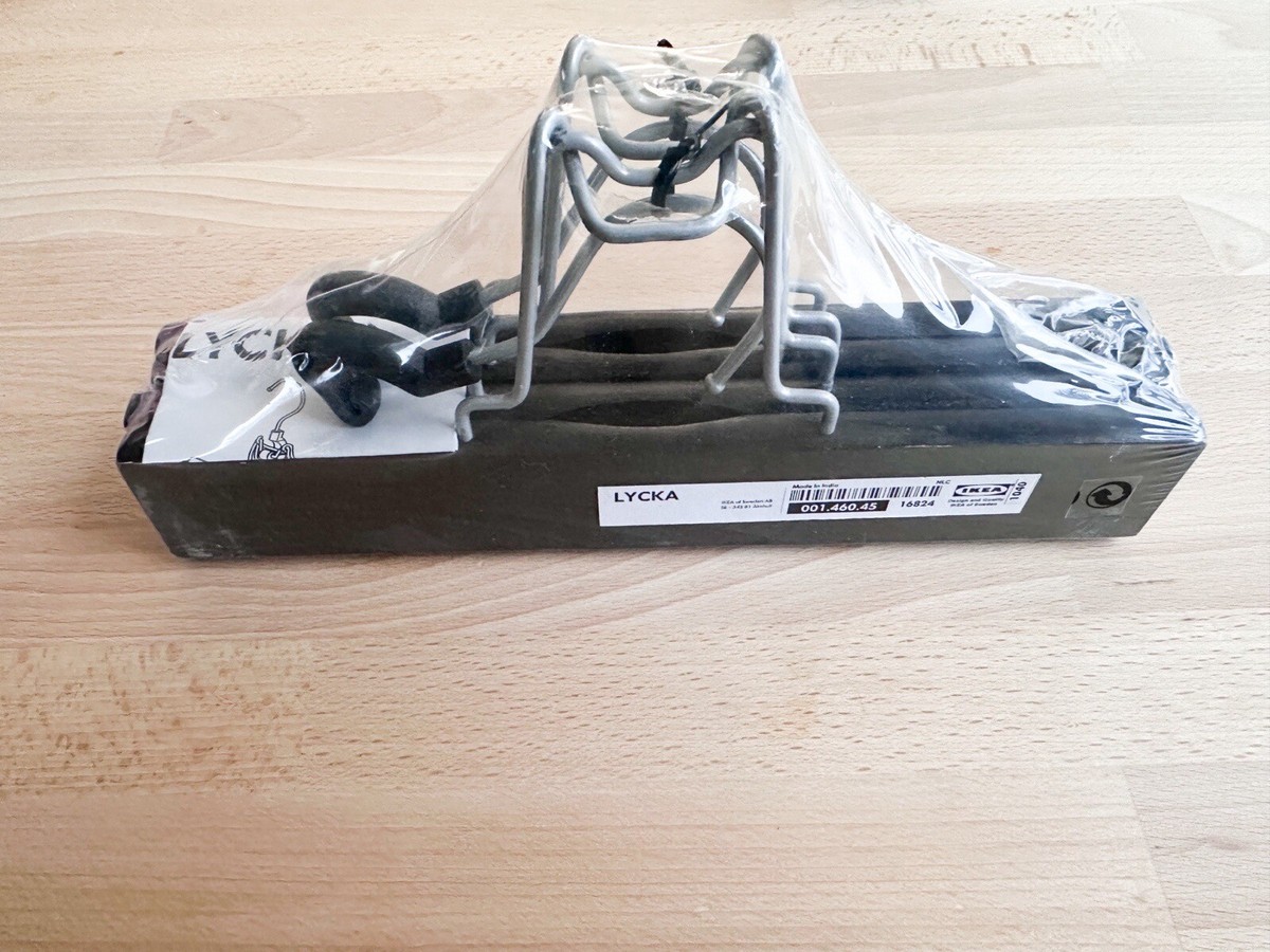 IKEA LYCKA Adult Pant Skirt Clothes Hanger Wooden Black