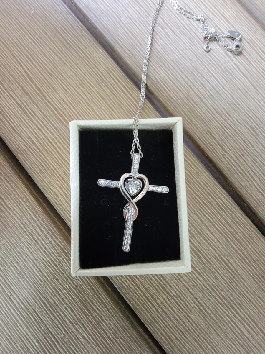 Dorella Love Infinity Necklace 925 Sterling Silver eBay