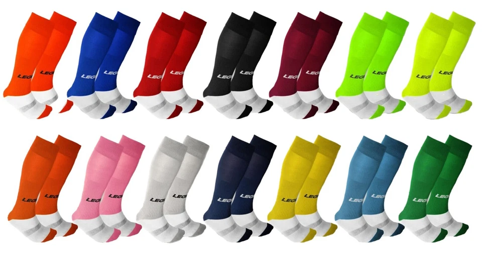 Legea 10 Calze Calcio Sport Vari Mondial art. C165B pacco da 10 Calzettoni