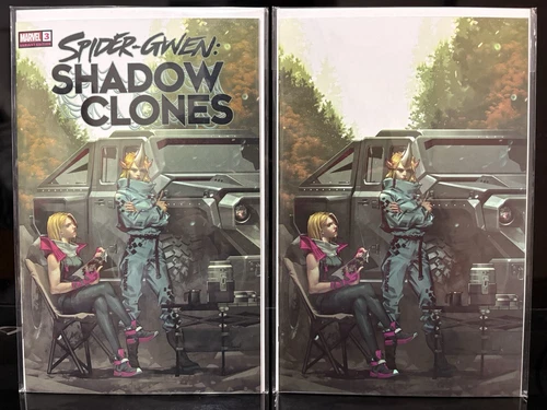 🔥🕷 SPIDER-GWEN: SHADOW CLONES #3 KAEL NGU Trade Dress & Virgin Variant