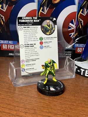 Marvel Heroclix The Mighty Thor Set Zarrko, The Tomorrow Man 043 Rare  & Card