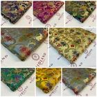 £15.99 Ornamental Floral Silk Kingkhab wedding Brocade Fabric 114cm M1770