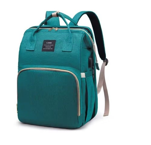 Borsa Zaino Fasciatoio, Zaino Mamma Multifunzione con Fasciatoio Portatile - Foto 8 di 13