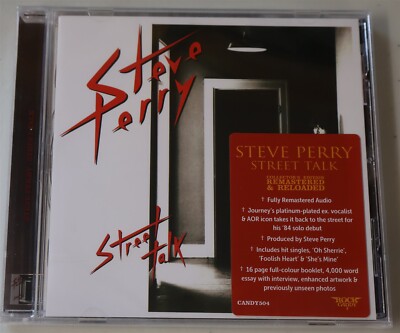 Steve Perry Street Talk CD new Rock Candy Records Reissue Journey