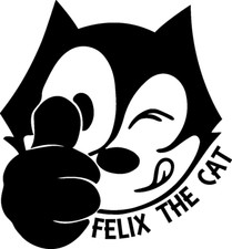 Felix The Cat Decal Sticker Window Vinyl Apple Classic Nostalgia Bomb Low Rider