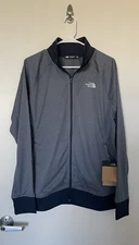 The North Face Jacket Full Zip Tech Fleece with Zipper Pockets Women’s XXL Gray