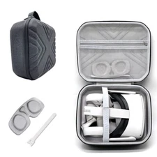 Hard Carrying Case for Oculus Quest 2 VR Gaming Headset and Controllers