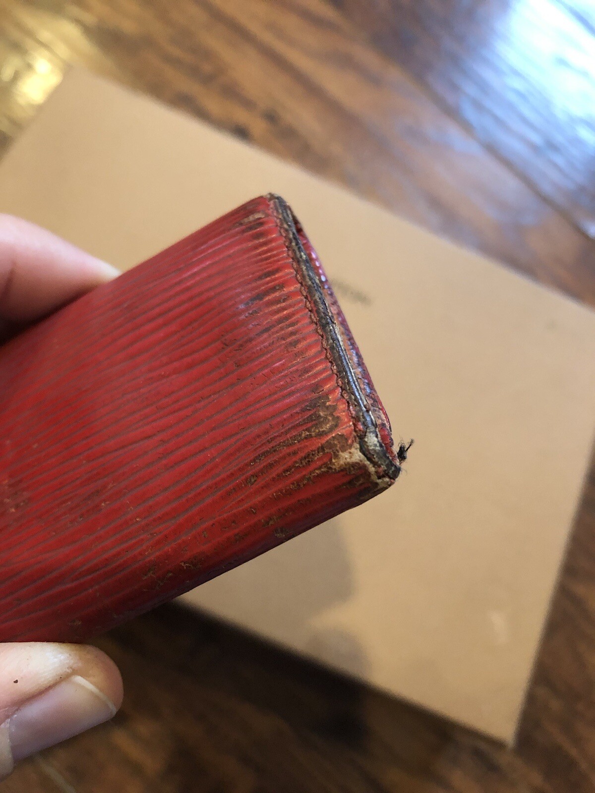 Authentic Louis Vuitton Monogram Multicles Red Ep… - image 3