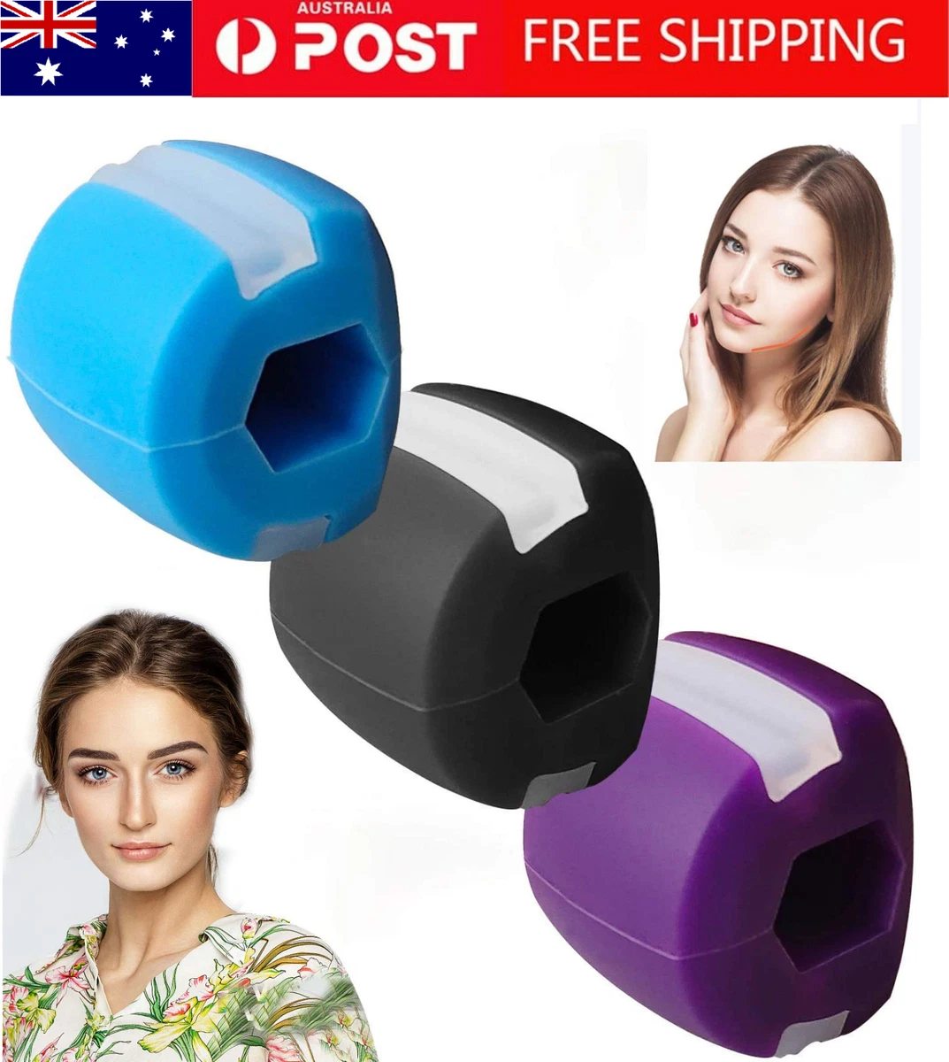 JawLine Exercise Fitness Ball Jaw Trainer Muscle Exerciser Neck Face Toning AUS