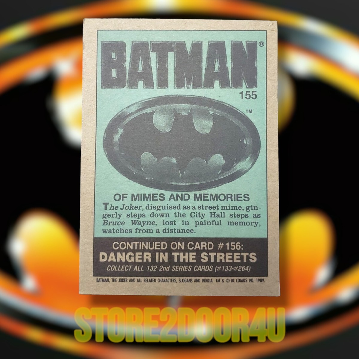 TOPPS BATMAN (1989 Series 2) #155 