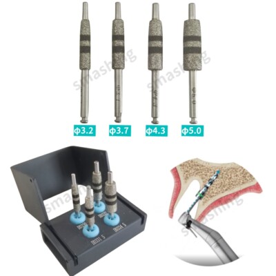 Dental Implant Guided Neck Correction Drill FG7604 Diamond Grinding Jawbone