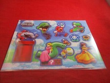 Super Mario Bros. Wonder Nintendo Switch Promotional Sticker Sheet NEW