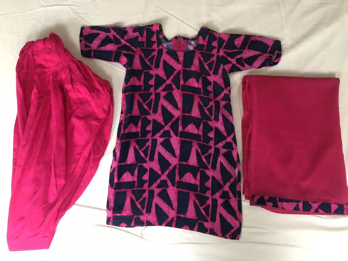 Little girl in punjabi cheap suit