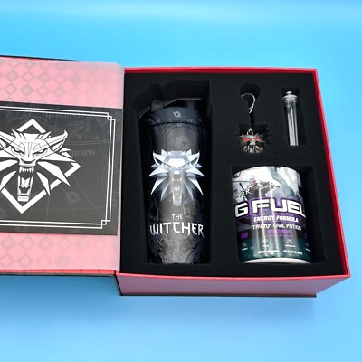 G Fuel The Witcher Tawny Owl Potion Vial Collector's Box Shaker