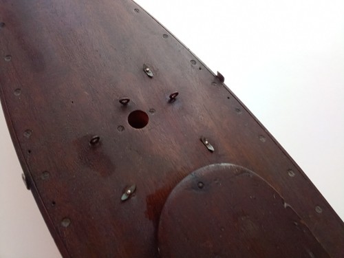 ANTIQUE WOOD POND YACHT 1860'S - Picture 4 of 14