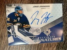 JONAS JOHANSSON 2020-21 Ultimate Collection Rookie Ultimate Signature 