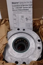 STEARNS 1056012I0BQF BRAKE ASSY-STD NEW  W/O GEAR  REV-B NEW IN BOX STOCK G4A