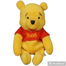 Vintage Disney Store Winnie the Pooh 8" Mini Bean Bag Plush Toy Collectible