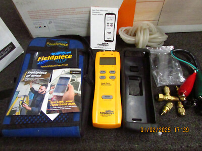 Fieldpiece SDMN5 Dual Port Manometer - Gas & Static Pressure Differential 