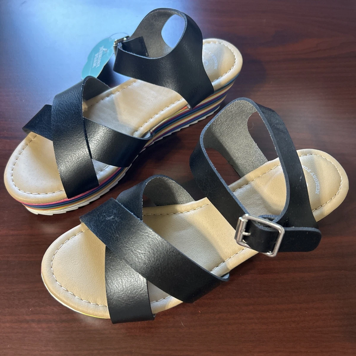 Youth wedge sandals sale