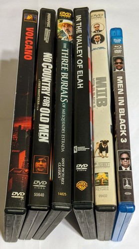 Volcano, Three Burials, In The Valley Of Elah, Men In Black 2 & 3... DVD Lot - Foto 2 di 6